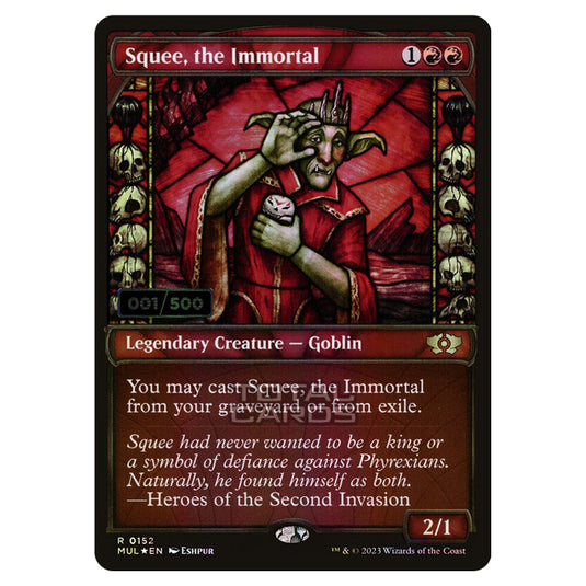 Magic The Gathering - Multiverse Legends - Squee, the Immortal (Double Rainbow Foil Serialized) - 0152a