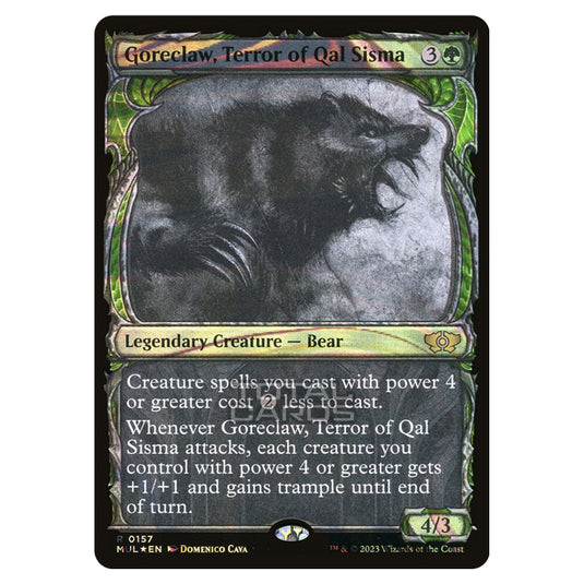 Magic The Gathering - Multiverse Legends - Goreclaw, Terror of Qal Sisma (Halo Foil Card) - 0157