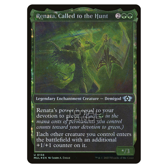 Magic The Gathering - Multiverse Legends - Renata, Called to the Hunt (Halo Foil Card) - 0158