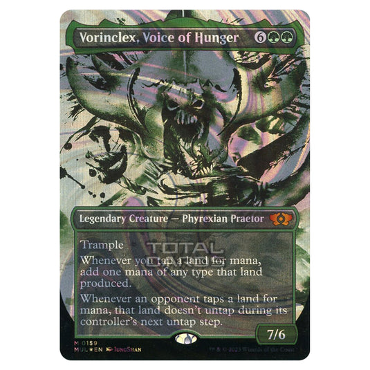 Magic The Gathering - Multiverse Legends - Vorinclex, Voice of Hunger (Halo Foil Card) - 0159