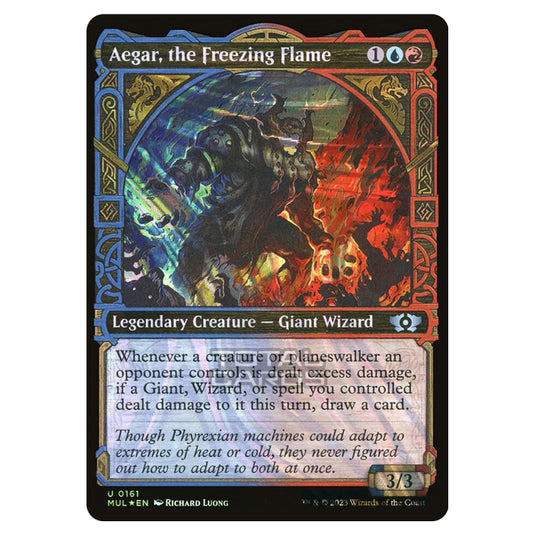 Magic The Gathering - Multiverse Legends - Aegar, the Freezing Flame (Halo Foil Card) - 0161