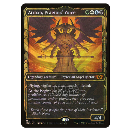 Magic The Gathering - Multiverse Legends - Atraxa, Praetors' Voice (Halo Foil Card) - 0163