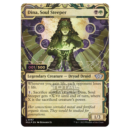 Magic The Gathering - Multiverse Legends - Dina, Soul Steeper (Double Rainbow Foil Serialized) - 0167a