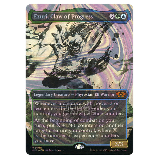 Magic The Gathering - Multiverse Legends - Ezuri, Claw of Progress (Halo Foil Card) - 0168