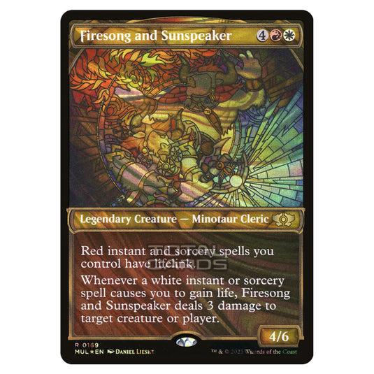 Magic The Gathering - Multiverse Legends - Firesong and Sunspeaker (Halo Foil Card) - 0169