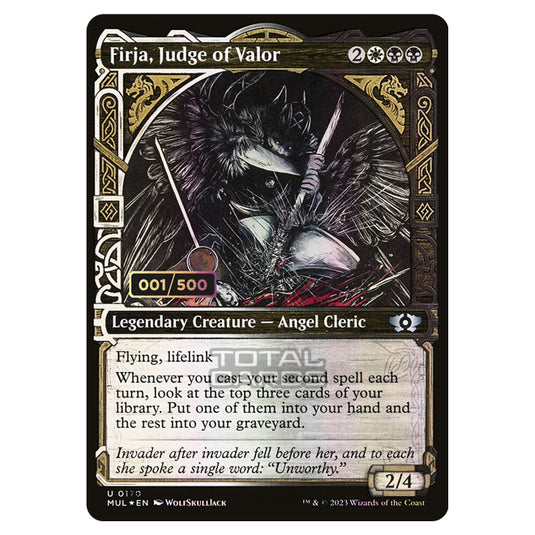 Magic The Gathering - Multiverse Legends - Firja, Judge of Valor (Double Rainbow Foil Serialized) - 0170a