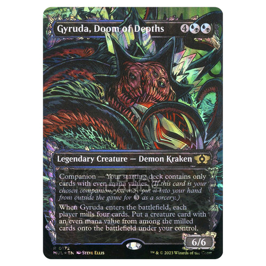 Magic The Gathering - Multiverse Legends - Gyruda, Doom of Depths (Halo Foil Card) - 0172