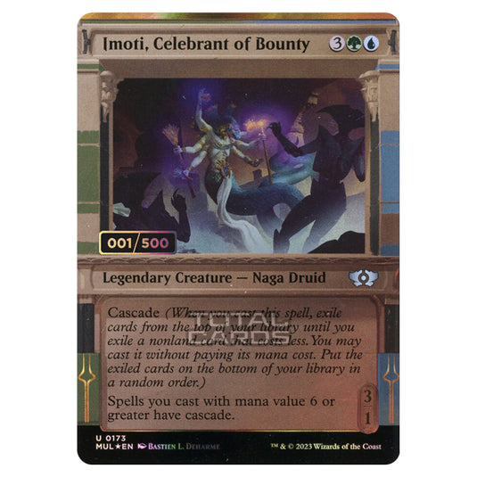 Magic The Gathering - Multiverse Legends - Imoti, Celebrant of Bounty (Double Rainbow Foil Serialized) - 0173a