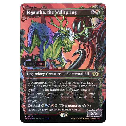 Magic The Gathering - Multiverse Legends - Jegantha, the Wellspring (Double Rainbow Foil Serialized) - 0174a