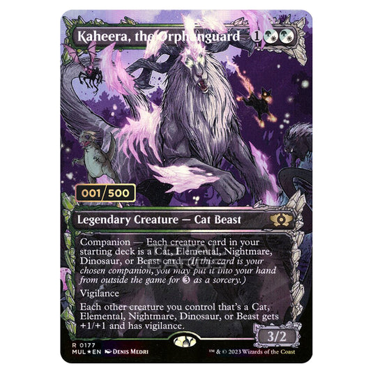 Magic The Gathering - Multiverse Legends - Kaheera, the Orphanguard (Double Rainbow Foil Serialized) - 0177a