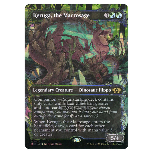 Magic The Gathering - Multiverse Legends - Keruga, the Macrosage (Halo Foil Card) - 0178