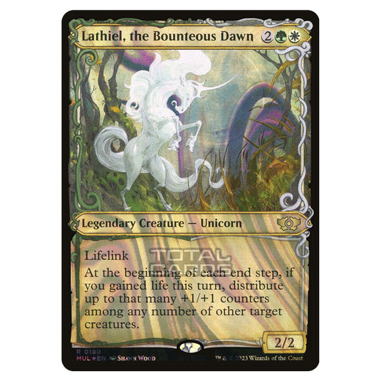 Magic The Gathering - Multiverse Legends - Lathiel, the Bounteous Dawn (Halo Foil Card) - 0180