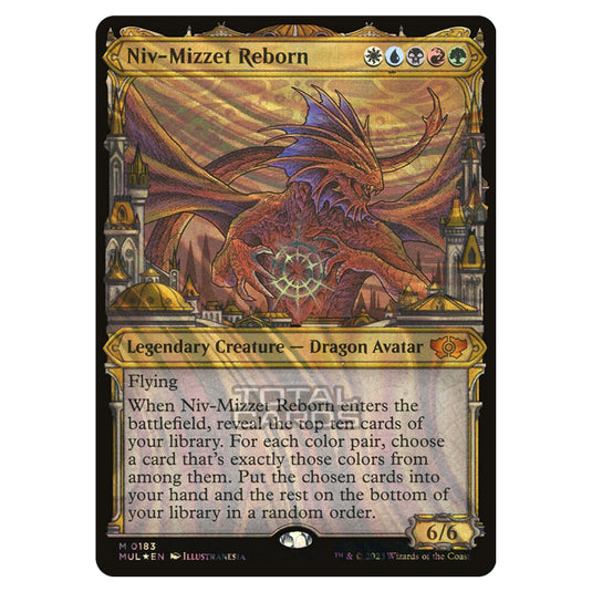 Magic The Gathering - Multiverse Legends - Niv-Mizzet Reborn (Halo Foil Card) - 0183