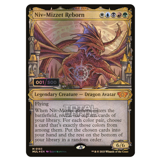 Magic The Gathering - Multiverse Legends - Niv-Mizzet Reborn (Double Rainbow Foil Serialized) - 0183a