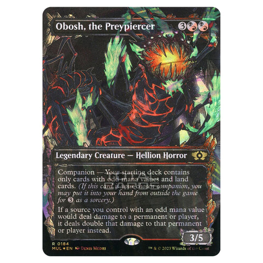 Magic The Gathering - Multiverse Legends - Obosh, the Preypiercer (Halo Foil Card) - 0184