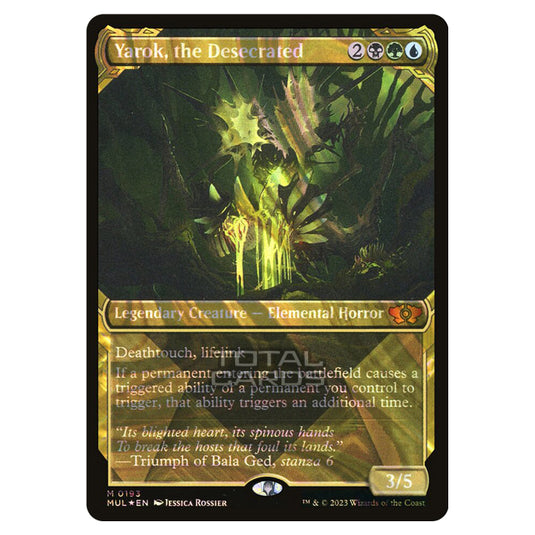 Magic The Gathering - Multiverse Legends - Yarok, the Desecrated (Halo Foil Card) - 0193