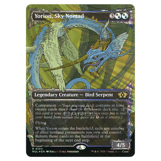 Magic The Gathering - Multiverse Legends - Yorion, Sky Nomad (Halo Foil Card) - 0194