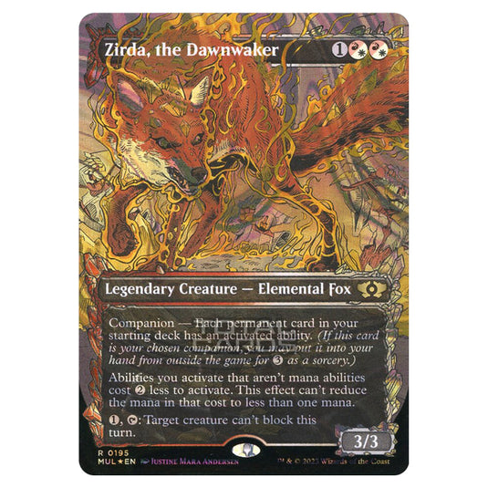 Magic The Gathering - Multiverse Legends - Zirda, the Dawnwaker (Halo Foil Card) - 0195