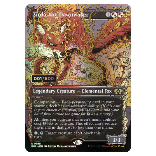 Magic The Gathering - Multiverse Legends - Zirda, the Dawnwaker (Double Rainbow Foil Serialized) - 0195a