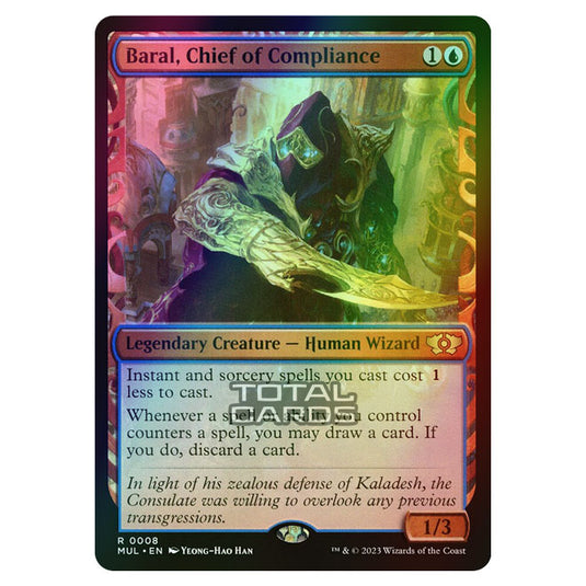 Magic The Gathering - Multiverse Legends - Baral, Chief of Compliance (Showcase Card) - 0008 (Foil)