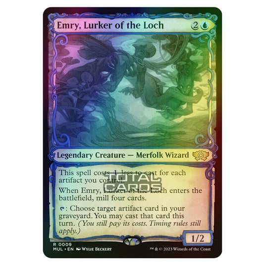 Magic The Gathering - Multiverse Legends - Emry, Lurker of the Loch (Showcase Card) - 0009 (Foil)