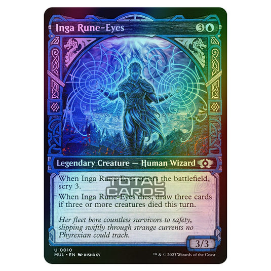 Magic The Gathering - Multiverse Legends - Inga Rune-Eyes (Showcase Card) - 0010 (Foil)