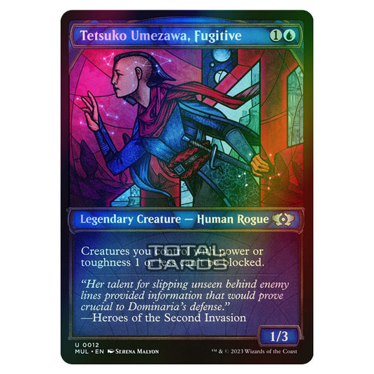 Magic The Gathering - Multiverse Legends - Tetsuko Umezawa, Fugitive (Showcase Card) - 0012 (Foil)