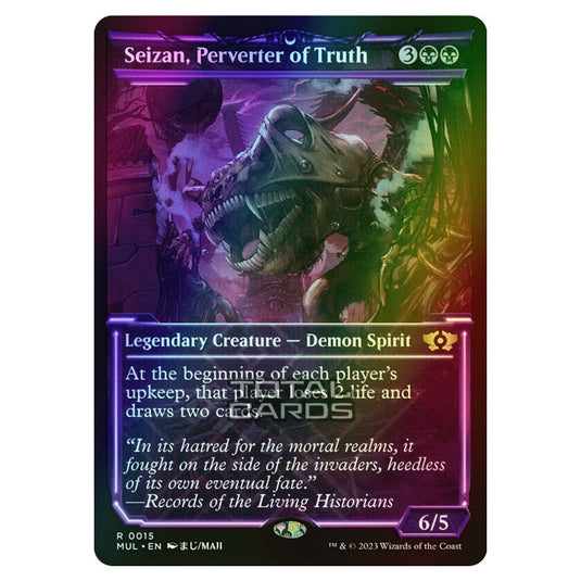 Magic The Gathering - Multiverse Legends - Seizan, Perverter of Truth (Showcase Card) - 0015 (Foil)