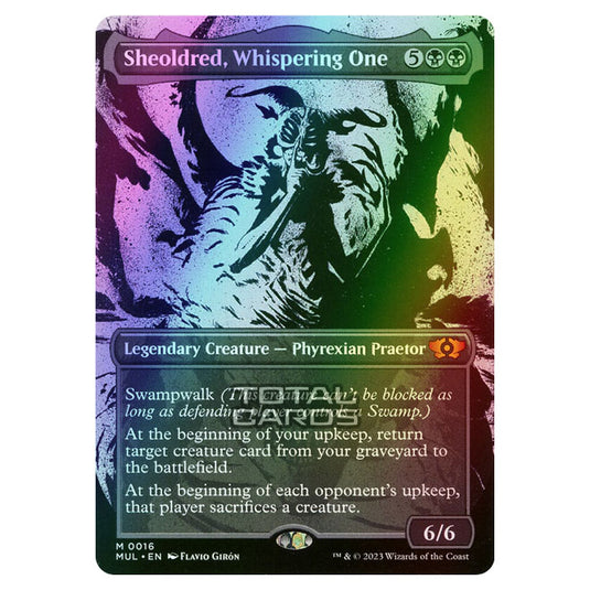 Magic The Gathering - Multiverse Legends - Sheoldred, Whispering One (Showcase Card) - 0016 (Foil)