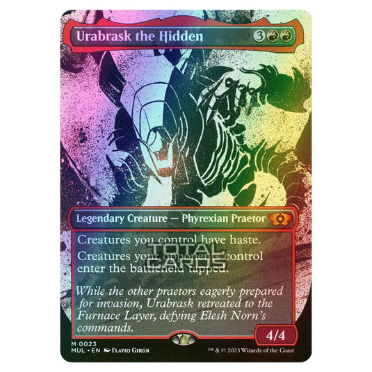 Magic The Gathering - Multiverse Legends - Urabrask the Hidden (Showcase Card) - 0023 (Foil)