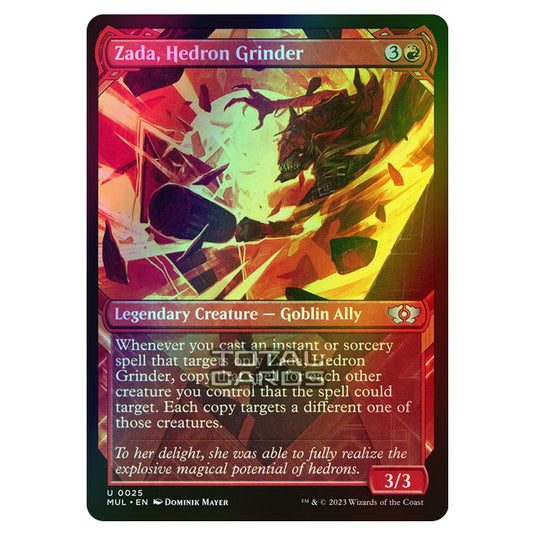 Magic The Gathering - Multiverse Legends - Zada, Hedron Grinder (Showcase Card) - 0025 (Foil)