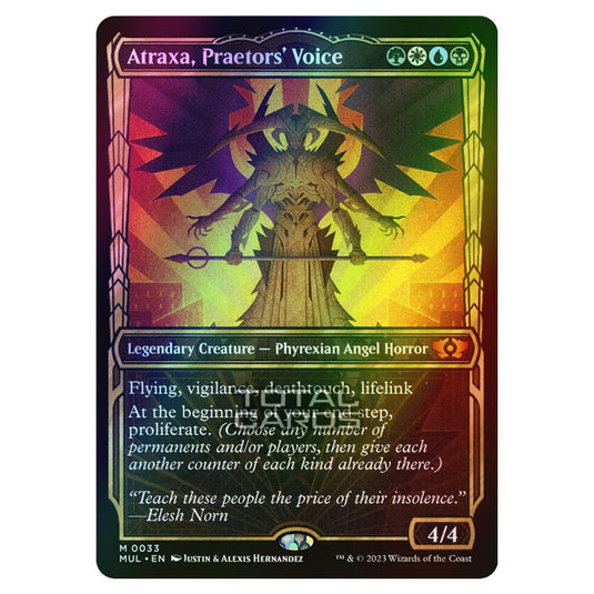 Magic The Gathering - Multiverse Legends - Atraxa, Praetors' Voice (Showcase Card) - 0033 (Foil)