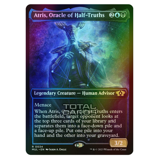 Magic The Gathering - Multiverse Legends - Atris, Oracle of Half-Truths (Showcase Card) - 0034 (Foil)