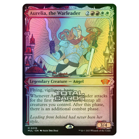 Magic The Gathering - Multiverse Legends - Aurelia, the Warleader (Showcase Card) - 0035 (Foil)