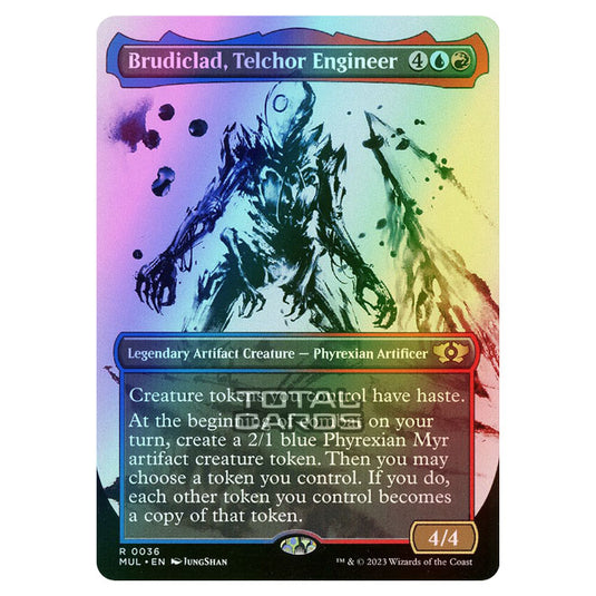 Magic The Gathering - Multiverse Legends - Brudiclad, Telchor Engineer (Showcase Card) - 0036 (Foil)