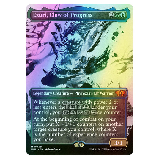 Magic The Gathering - Multiverse Legends - Ezuri, Claw of Progress (Showcase Card) - 0038 (Foil)