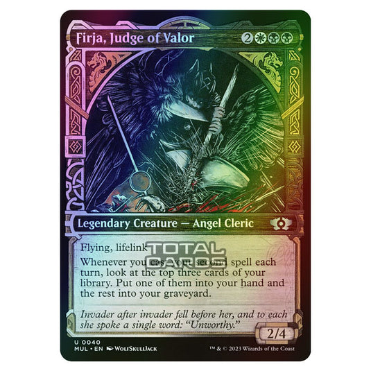 Magic The Gathering - Multiverse Legends - Firja, Judge of Valor (Showcase Card) - 0040 (Foil)
