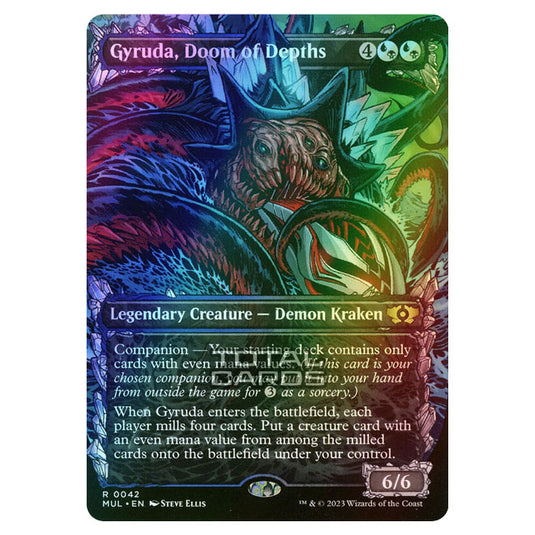 Magic The Gathering - Multiverse Legends - Gyruda, Doom of Depths (Showcase Card) - 0042 (Foil)