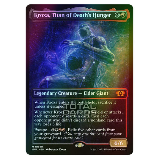 Magic The Gathering - Multiverse Legends - Kroxa, Titan of Death's Hunger (Showcase Card) - 0049 (Foil)