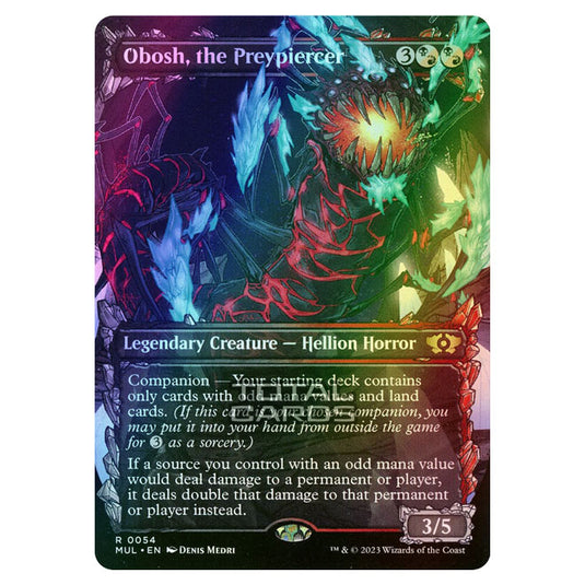 Magic The Gathering - Multiverse Legends - Obosh, the Preypiercer (Showcase Card) - 0054 (Foil)