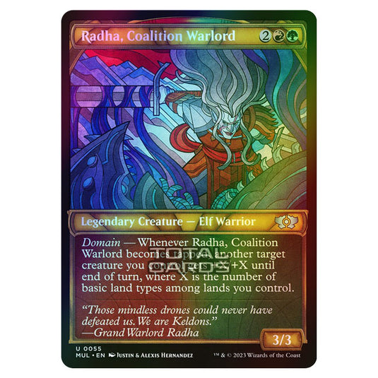 Magic The Gathering - Multiverse Legends - Radha, Coalition Warlord (Showcase Card) - 0055 (Foil)
