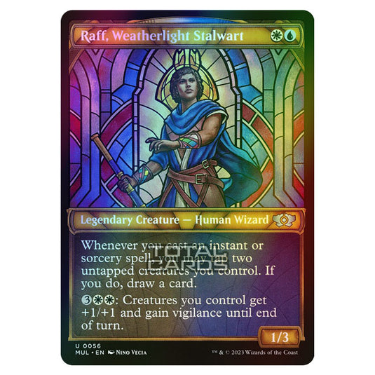 Magic The Gathering - Multiverse Legends - Raff, Weatherlight Stalwart (Showcase Card) - 0056 (Foil)