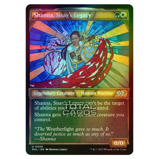 Magic The Gathering - Multiverse Legends - Shanna, Sisay's Legacy (Showcase Card) - 0059 (Foil)