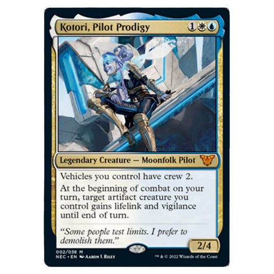 Magic The Gathering - Kamigawa - Neon Dynasty - Commander - Kotori, Pilot Prodigy - 2/180