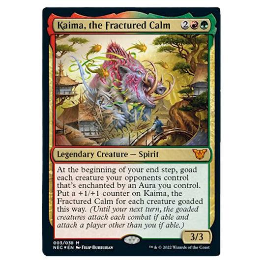 Magic The Gathering - Kamigawa - Neon Dynasty - Commander - Kaima, the Fractured Calm - 3/180