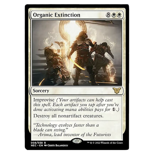 Magic The Gathering - Kamigawa - Neon Dynasty - Commander - Organic Extinction - 8/180