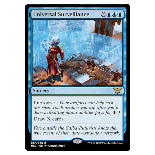 Magic The Gathering - Kamigawa - Neon Dynasty - Commander - Universal Surveillance - 17/180