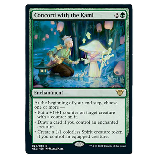 Magic The Gathering - Kamigawa - Neon Dynasty - Commander - Concord with the Kami - 25/180