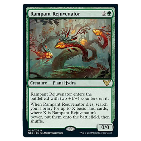 Magic The Gathering - Kamigawa - Neon Dynasty - Commander - Rampant Rejuvenator - 28/180