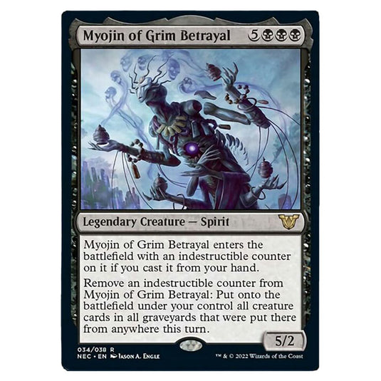 Magic The Gathering - Kamigawa - Neon Dynasty - Commander - Myojin of Grim Betrayal - 34/180